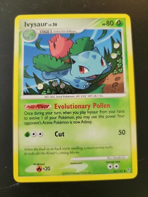 Pokemon TCG Card 2009 Supreme Victors - Ivysaur 62/147 | eBay