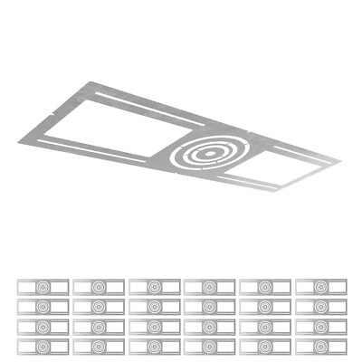 24 Pack New Construction Mounting Plate with Symmetric Round Hole for 3-4-6''