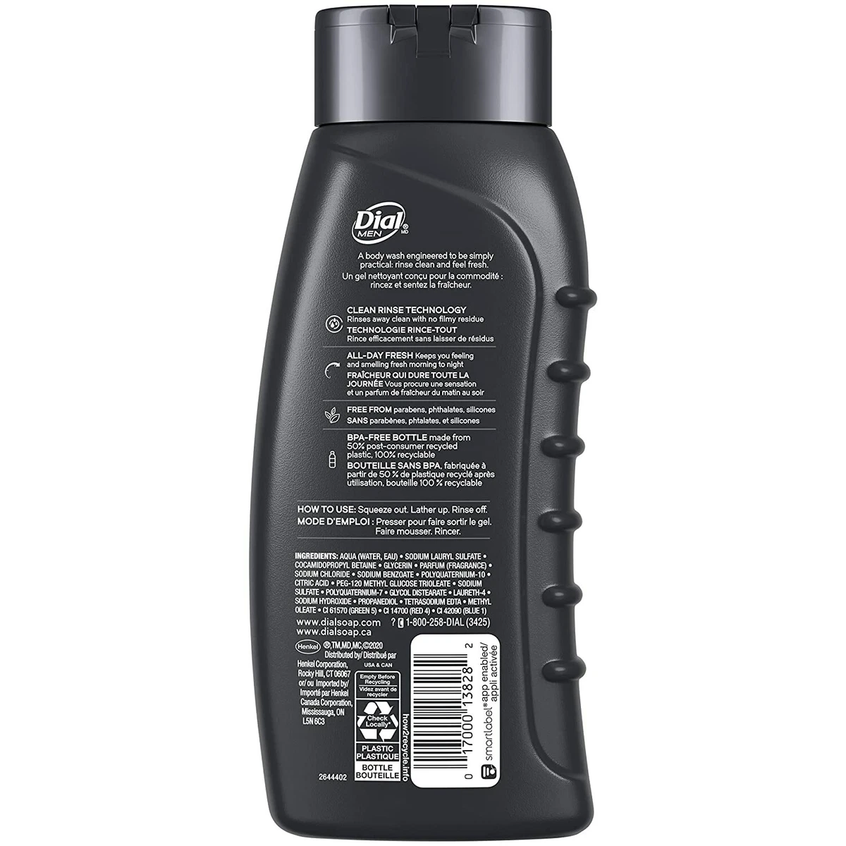 Dial Men Body Wash Advance Hydration Formerly Maximum Moisture 16 fl oz