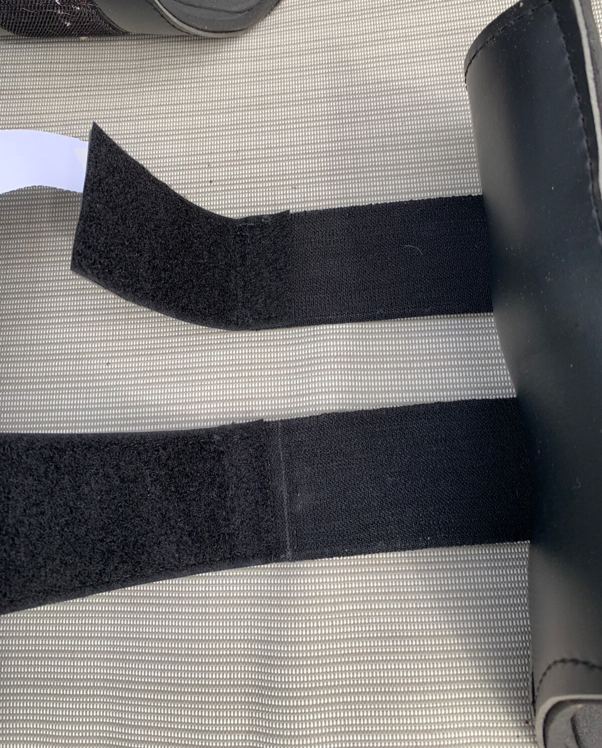 Dover Saddlery Brushing Boots, Black PVC w/ Neoprene Lining, Large Horse Size