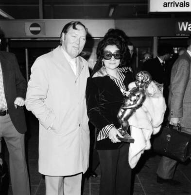 Bill Haley and his wife Martha arrive at Heathrow Airport 15th May- Old Photo 1