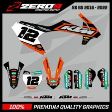 KIT GRAFICO MX PERSONALIZZATO: KTM MOTOCROSS GRAFICA SX50 SX65 2002 - 2022 - TREPID 