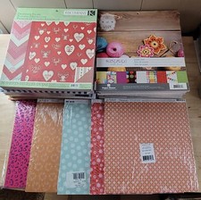 Various Brands SCRAPBOOK 12"x12" CARDSTOCK-PRINTED PAPER PADS You Choose