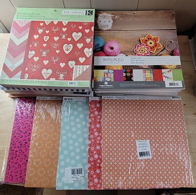 Various Brands SCRAPBOOK 12''x12'' CARDSTOCK-PRINTED PAPER PADS You Choose