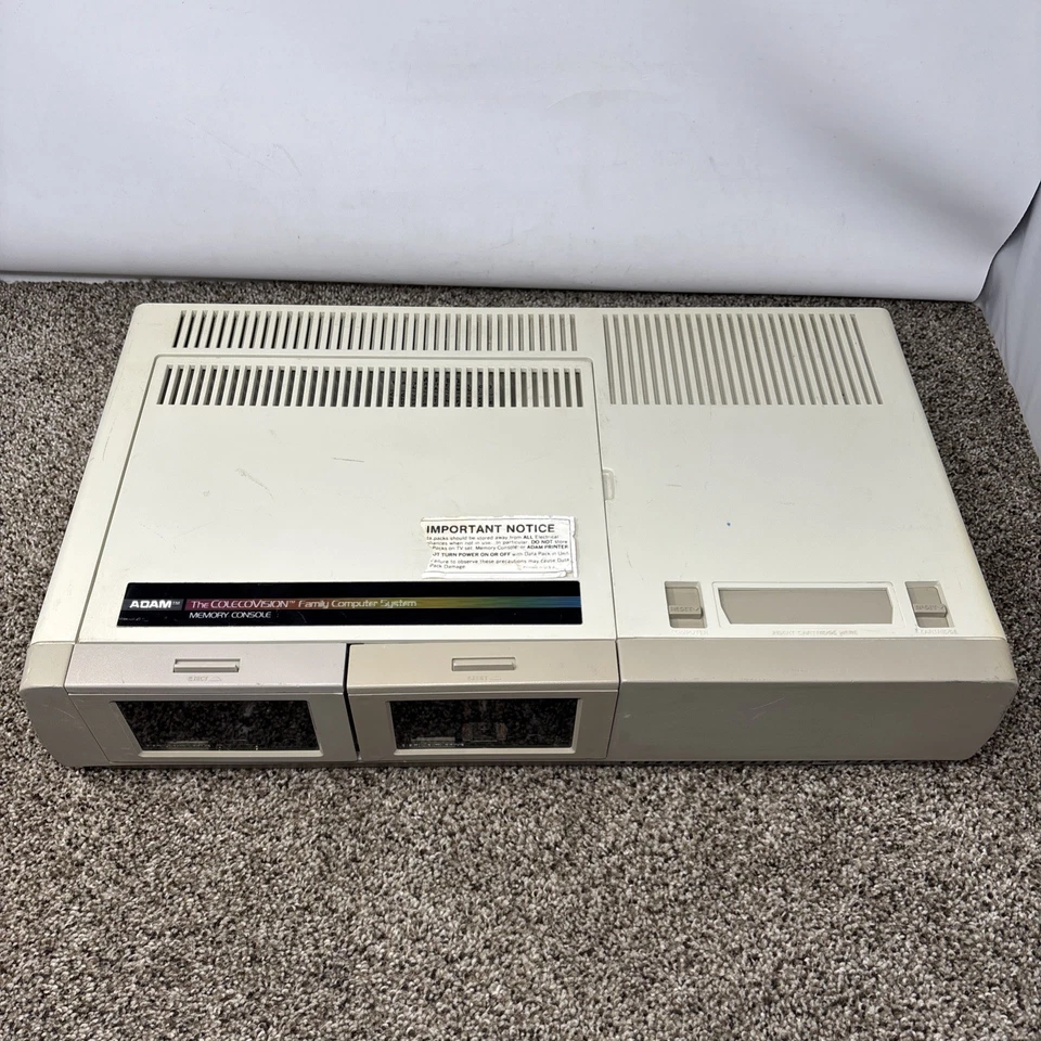 Unidad de casete de computadora Coleco ADAM SOLO CPU Sistema ColecoVision ¡Funciona! Foto 4 de 4