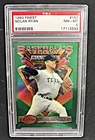 NOLAN RYAN 1993 FINEST GREEN PSA-8 NM-MT BASEBALL CARD #107