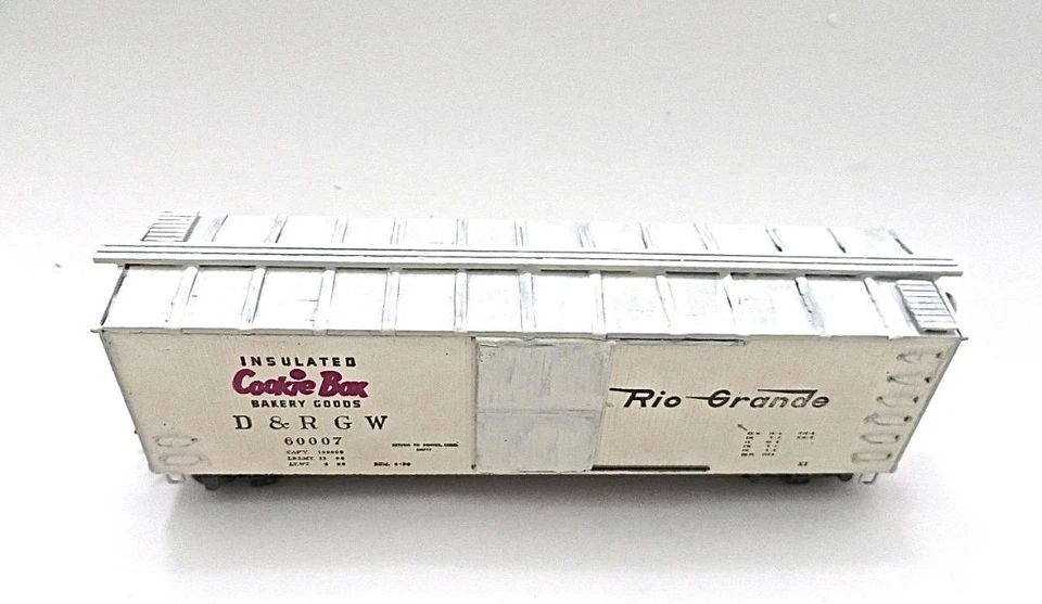 HO Silver Streak S215-345 Pro Built 40' D&RGW Wood "Cookie Box" BoxCar LowShip - Image 4 of 4