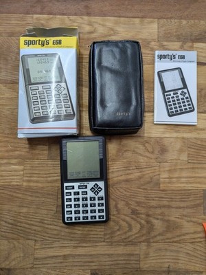 Sporty's Electronic E6B Flight Computer w/Manual And Case