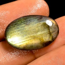 12 Ct Natural Flashy Labradorite Oval Shape Cabochon Loose Gemstone 22X14X4 mm