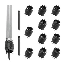 14 Pcs Spot Weld Cutter Set Double Sided 3/8 Inch HSS Spot Weld Cutter Remover