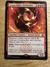 Avatar Roku, Firebender Magic the Gathering MTG Avatar: the Last Airbender TLE