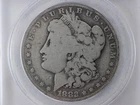 NobleSpirit 1882 O/S Morgan Silver Dollar ANACS Authentic