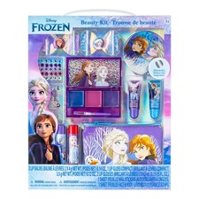 Disney Frozen Super Sparkly Cosmetic Beauty Makeup Set For Girls with Clips, ...