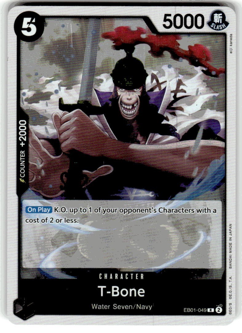 One Piece CCG Extra Booster: Memorial Collection Foil Rare #EB01-049 T-Bone