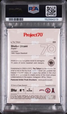 2021 Topps Project 70 - 1965 Topps Baseball Shohei Ohtani #244