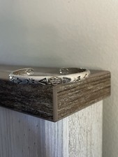 Bracelet Harley Davidson en argent sterling et or 10 carats style Sturgis manchette