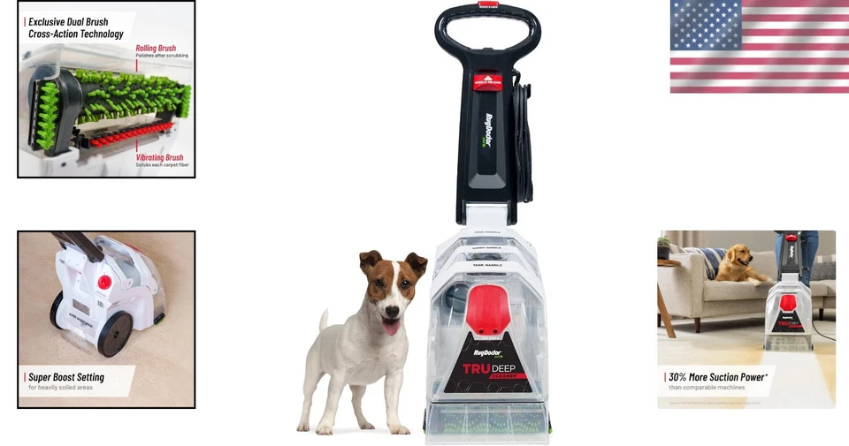 Pet Carpet Upholstery Cleaner Suction Power Deep Stain Removal Vacuum - Image 2 of 4