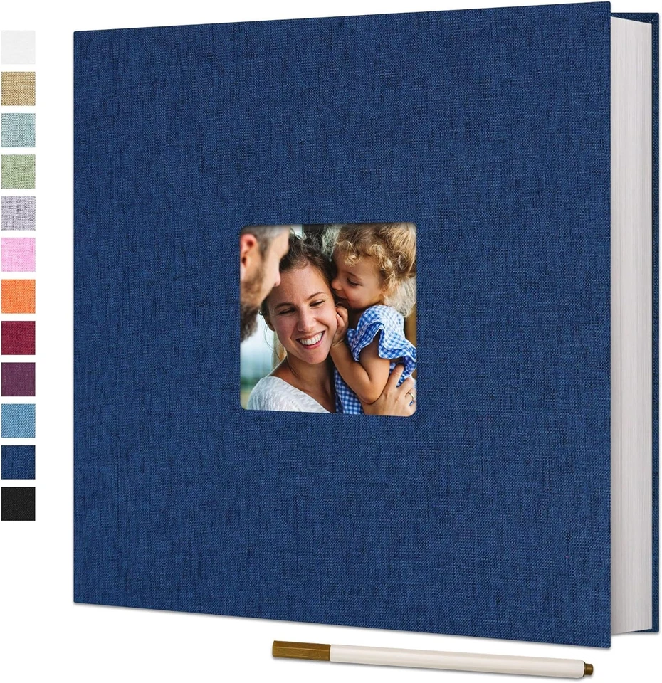 Álbum de fotos autoadhesivo de inspiración vintage con 40 páginas - perfecto para recuerdos Foto 3 de 4