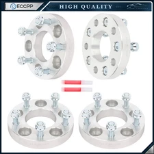 4 Pcs 1" 5x4.5 5x114.3 Wheel Spacers 1/2"x20 For Ford Ranger Explorer Mustang
