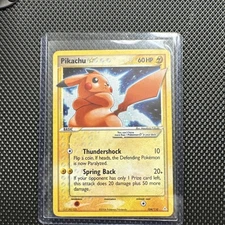 Pokemon Pikachu Gold Star Holo Holon Phantoms 104/110 MP