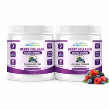 Berry Collagen Peptides Type 1 3  Vitamin C Powder 6,800mg Antioxidant