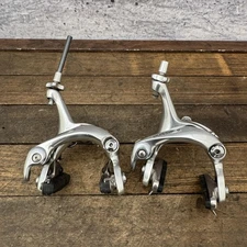 Vintage Shimano Dura-Ace BR-7700 Dual Pivot Road Brake Caliper Set Pair Silver