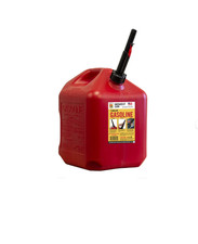 Midwest Can Company, 5 Gallon Capacity Gas Can with Flame Mitigation Device, Red