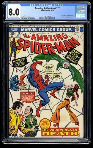 The Amazing Spider-Man #127 CGC 8.0  NO AMERICAN CUSTOMERS!!!