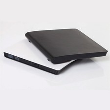 External USB CD DVD ROM Writer Drive Burner Reader Player PC Laptop Slim USA