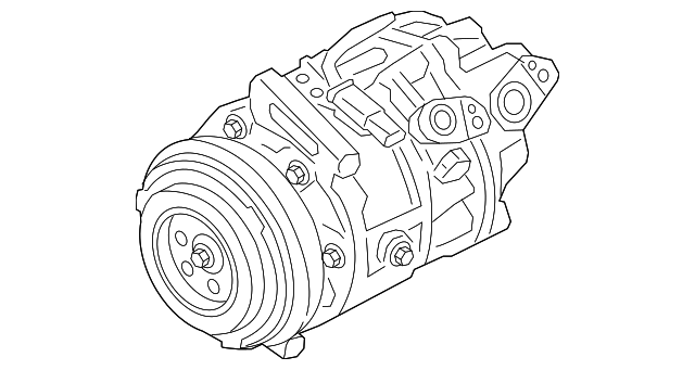 Genuine BMW A/C Compressor 64-52-5-A58-A52 | eBay