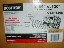 Framing Nail, 3-1/4 In, PK2700