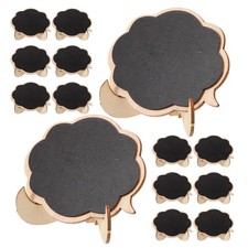  50 Pcs Dessert Display Board Chalkboard Sign for Party Cafe Menu