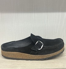 Birkenstock Buckleys Womens Size 38 EU Size 7 US - Black Suede  Great Shape 