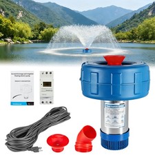 Pond Fountain Aerator Pump Floating Aerating 15000GPH 750W 1HP with 98.4ft Cord