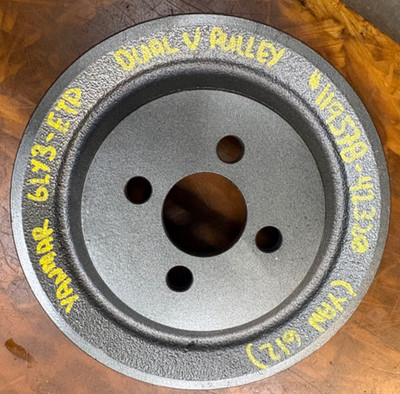YANMAR 6LY3-ETP DUAL V PULLEY ENG#60539 #119578-42320