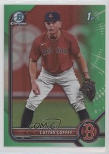 2022 Bowman Draft Chrome Green Refractor 8/99 Cutter Coffey #BDC-200 2qw