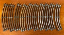 10 PIECE LOT Vintage MARX & Lionel CURVED Train Track 3-Rail, Made In The USA