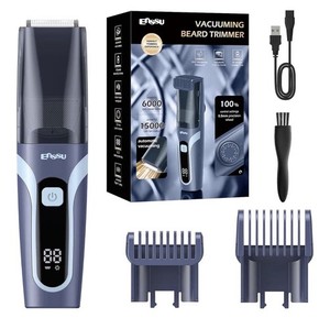 Trimmer pour hommes à vide Mustache Trimmer avec réglable 20 Réglage de la longueur
