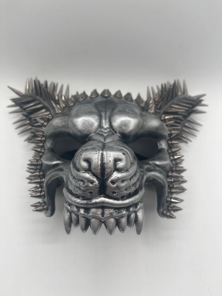 Wolf Steampunk Mask Spikes Animal Masquerade Costume Cosplay Party Special FX - Image 4 of 4
