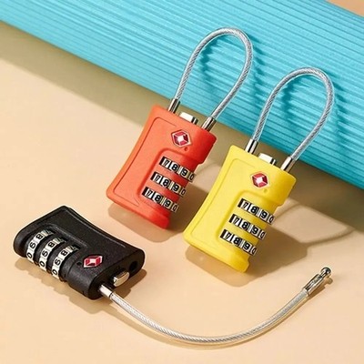 TSA Approved 3 Digit Travel Luggage Lock Zinc Alloy Suitcase Lock