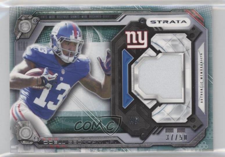 Odell Beckham Jr. Topps Strata Relics #SROB Emerald Patch