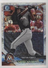 2018 Bowman Draft Chrome Sparkles Refractor Tristan Pompey #BDC-129 3wu
