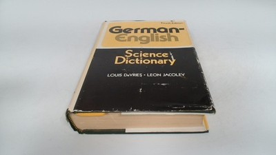 			German-English Science Dictionary, Louis De Vries, McGraw Hill Hi		