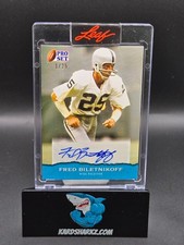 2022 Leaf Pro Set Fred Biletnikoff Auto /25
