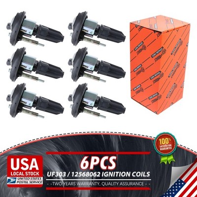 6X Ignition Coil For Cassette 02-05 Chevy Trailblazer Canyon Envoy GMC UF303