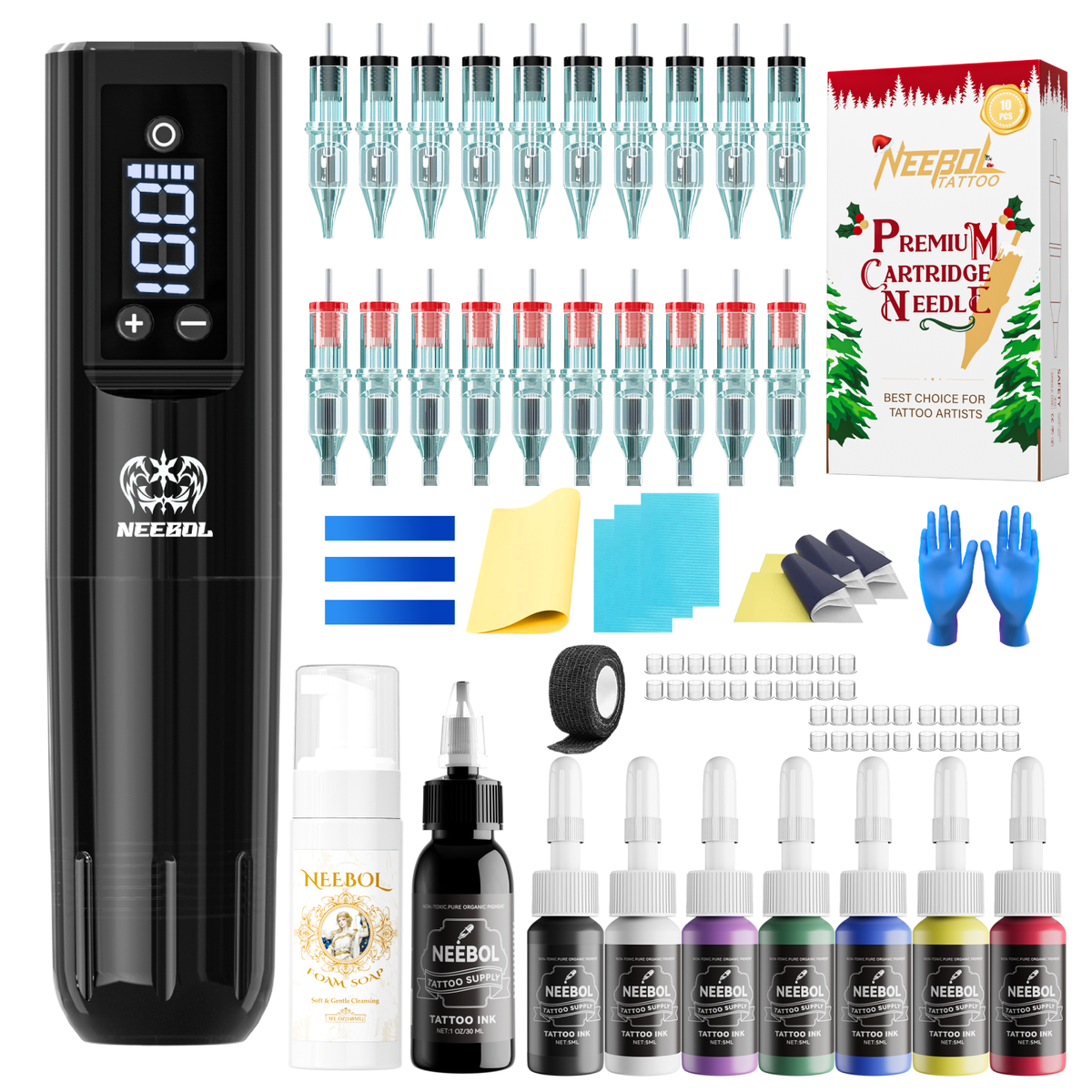 Wireless Tattoo Kit Complete for Beginners Tattoo Machine with