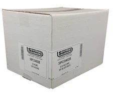 Case of 250 Sanico Pro-Lene High Density Bag -33x40, Black,22 mic, .87 mil
