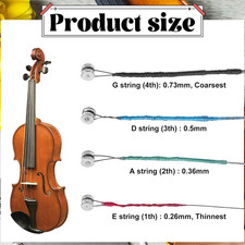 8 PCS Violin Strings Full Set Universal Replacement Strings