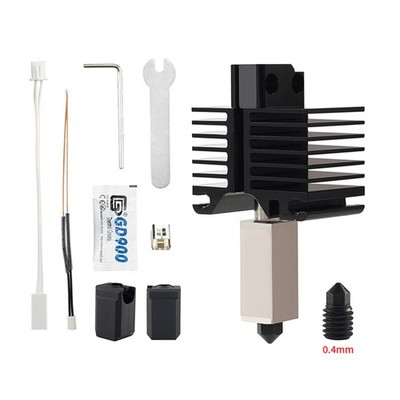1.75mm Hardened Steel Nozzle Hot End Kit 3D Printer for Bambu Lab X1 P1P ##