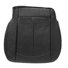 Perforated Leather Passenger Side Bottom Lower Replacement Seat Cover Black